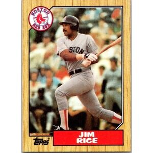 1987 Topps #480 Jim Rice
